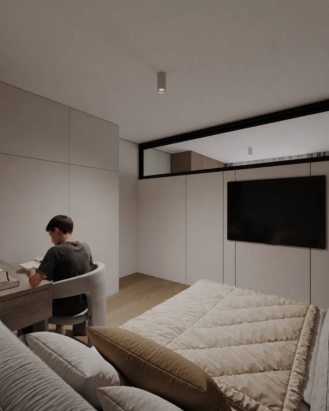 Zona de dormir, vista alternativa